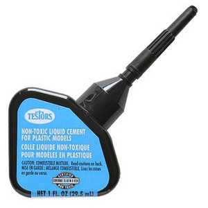 Testor 3527C Non-Toxic Cement w/Applicator, 1 Ounce - 1 of 2