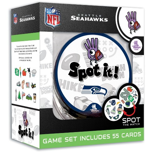 MasterPieces Game Day - NFL Seattle Seahawks Spot It Game For Kids