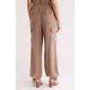 Women's High Waist Drawstring Cargo Pants - Blu Pepper - 2 of 3