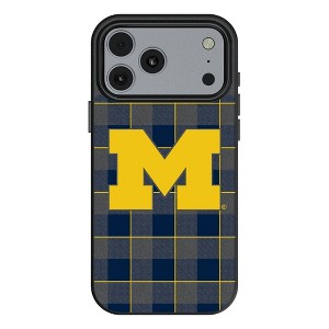 NCAA Big Ten Universities Plaid MagSafe Compatible Cell Phone Case for Apple iPhone 17 Series - 1 of 4