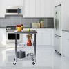 Seville Classics NSF Commercial Stainless Steel Top Work Table  Utility Cart - 2 of 4