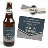 Big Dot of Happiness Dad, I Must Confess - "Here's To You Brew" Decorations for Men - 6 Beer Bottle Label Stickers and 1 Carrier - 3 of 4
