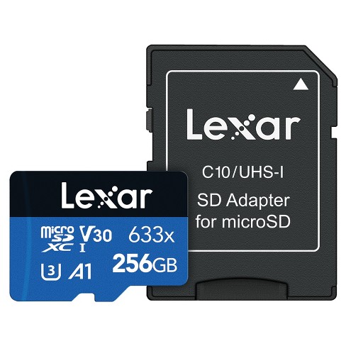 Lexar® High-performance Blue Series 633x Microsdhc™/microsdxc™ Uhs