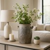 Decorative Ceramic Vase for Flowers in Room Display - Traditional Vase Perfect Home Decor Accent for Living Room, Bedroom, and Office - 3 of 4