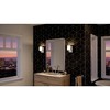 Urban Ambiance Luxury Contemporary Wall Sconce 8.5''H x 4.75''W,  Brushed Nickel Finish,  Louisville Collection, UHP4320 - 2 of 4