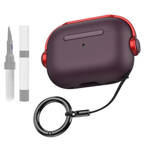 HTUTWOO for Airpods Pro 3 Case, Music Design Shockproof Protective Cover with Stand, Keychain and Cleaning Kit for Men Women - 1 of 4