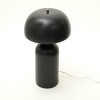 22.5" Modern Ceramic Table Lamps with Handcrafted Beige Base and Coordinated Shade, Nightstand Lamps for Bedroom or Living Room–The Pop Home - 3 of 4