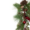 Northlight Frosted Berries and Pine Cones Artificial Christmas Teardrop Swag - 30" - Unlit - 4 of 4