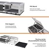 LAOTIES 43" Wooden Tortoise House,Indoor And Outdoor Turtle Cage With Waterproof Trays And Acrylic Enclosure For Small Reptiles - 4 of 4