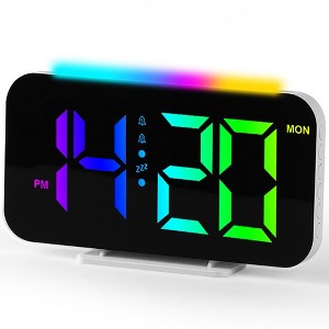 REGALWOVEN HMETOL Digital Corded Electric Plastic Adjustable Volume Alarm Clock 6.3"L x 1.0"W x 3.4"H 1 Pc - 1 of 4