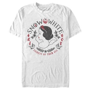 Men's Snow White and the Seven Dwarfs Fairest of Them All Logo T-Shirt - 1 of 4