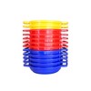 Spielstabil 12 Pack Large Sand Sieve Beach Toy (5 Red, 5 Blue, 2 Yellow Sifters) - Made in Germany - 2 of 4
