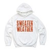Sweater Weather Block Distressed - Women's Graphic Hoodie - 2 of 3