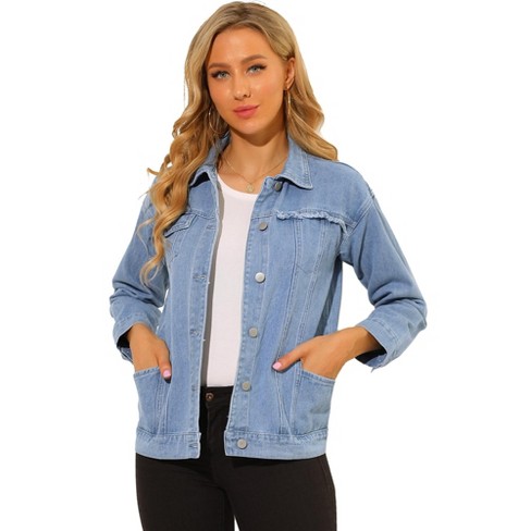 Denim jacket target women's sale