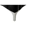 Simple Relax Velvet Chair with 1 Pillow in Black - 3 of 4