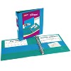 Avery Two-Tone Durable View 3 Ring Binder, 1.5 Inch Slant Rings, Blue/Teal Binder (17292) - 2 of 4