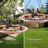 Good Directions 8" Fairy Hanging Fired Copper Bird Bath - Orange - 2 of 4