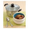 IMUSA 8qt Aluminum Pot with Glass Lid and Bakelite Handles - image 2 of 4