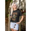 Betty Boop Cowgirl Rodeo Star Cartoon Womens Graphic T Shirt Tees Brisco Brands - 4 of 4