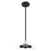Livex Lighting Copenhagen 3 - Light Chandelier in  Black - 4 of 4
