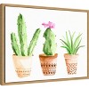 Amanti Art Patterned Succulent Pots II by Regina Moore Canvas Wall Art Print Framed 24 x 18-in. - 3 of 4