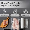 Food Saver and Sous Vide Vacuum Sealer Bags Roll - 50' Length - 2 Pack - 3 of 4