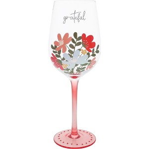 Pavilion Gift Company - Grateful - 16 oz Glass - Drinkware - 1 of 4