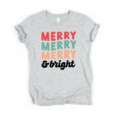 The Juniper Shop Merry And Bright Stacked Toddler Short Sleeve Tee