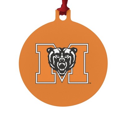 Mercer University Primary Logo Aluminum Holiday Christmas Tree Ornament