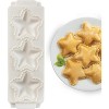 CucinaPro Jumbo Ravioli Molds- 2.5" Stars - Homemade Filled Pasta Maker- 2 Piece Tray & Press makes 3 Raviolis at a Time, - Add Some Fun to Your Meal - 4 of 4