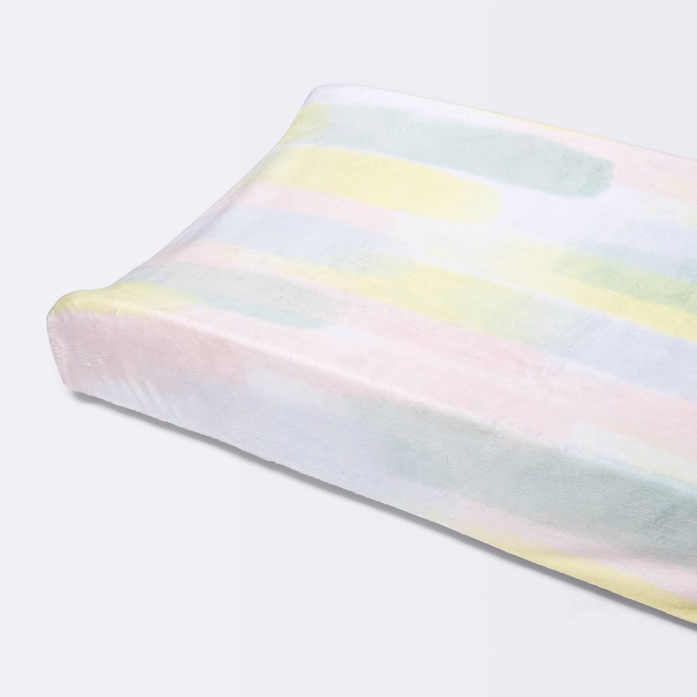 Photos - Changing Table Changing Pad Cover - Cloud Island™ Brushstrokes