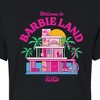 Women's - Barbie - Welcome To Barbie Land Cropped Graphic T-Shirt - 2 of 4