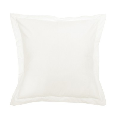 EY Essentials Hemstitch White Euro Sham