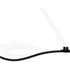 Quoizel Lighting Saratoga 1 - Light Chandelier in  Matte Black - 3 of 4