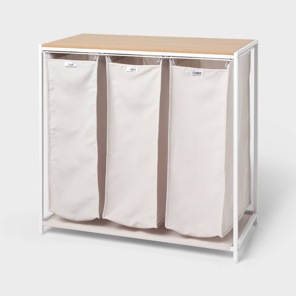 Triple Sorter with Natural Finish Top - Brightroom™