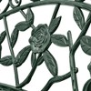 vidaXL Garden Bench Green Cast aluminum, Cast iron 39.4 in Durable - 3 of 4