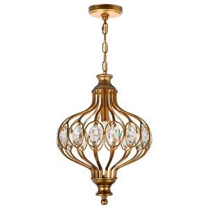 CWI Lighting Altair 1 Light Chandelier With Antique Bronze Finish - 1 of 4