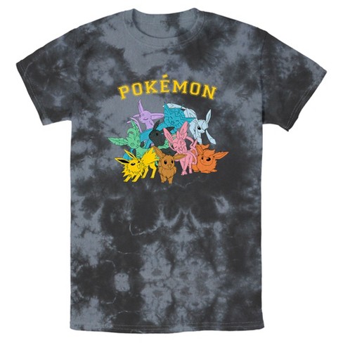 Girl's Pokemon All About Eeveelutions Graphic Tee Blue Small