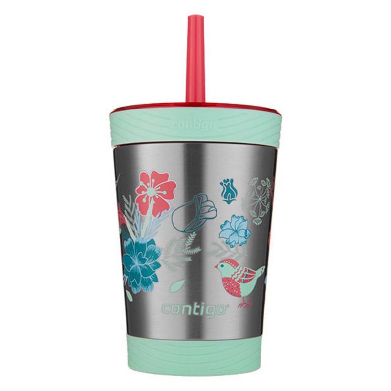 Contigo Kids 12oz Stainless Steel Spill-Proof Tumbler with Straw, 2 of 9