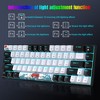 V800 68 Keys Gaming Keyboard USB Wired Portable RGB Backlight Keyboard for Windows Laptops Computer (White) - 2 of 4