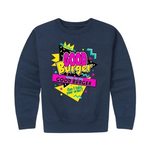 Boys' - Good Burger - Home of the Good Burger Graphic Long Sleeve Fleece Sweatshirt - 1 of 3