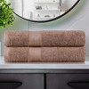 Luxury Cotton Solid Medium Weight Bath Towel Set by Blue Nile Mills - 2 of 4