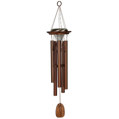 Woodstock Wind Chimes Signature Collection  Moonlight Solar Chime  29'' Wind Chime