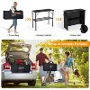 VINGLI 45" Commercial Grade Portable Bar Table for Events, Mobile Bartending Station, Outdoor Indoor Pop Up Bar Table with Skirt - 4 of 4
