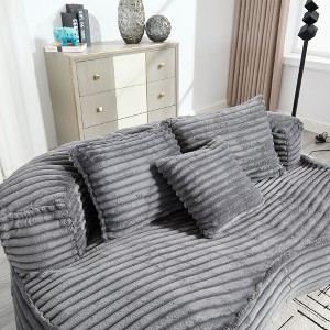 Vynxaria Bean Bag sofa Lazy Sofa Durable Comfort Lounger High Back Bean Bag Chair Couch - 1 of 4