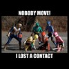 Men's Power Rangers Contact Lens Meme T-Shirt - 2 of 4