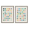 Kate and Laurel Sylvie Meditation 1 and 2 Framed Canvas Art Set by Kelly Knaga - 2 of 4