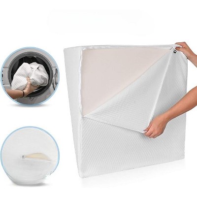 Premium White Memory Foam Wedge Pillow for Maternity and Comfort