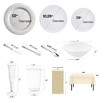 Smarty Had A Party The Evergreen Elegance Package Dinnerware Set - 50 Sets - 2 of 4