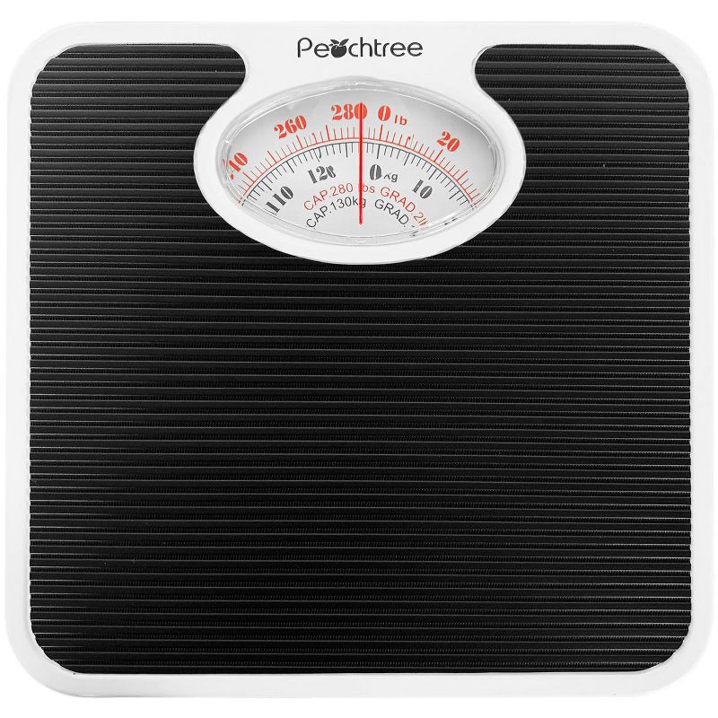 Peachtree Fit Series High Precision & Accuracy Mechanical Bathroom Body Weight Scale 280lb Capacity, 1 of 3